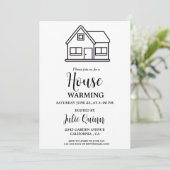 ミニマモダンリストハウス温暖化パーティー 招待状 (スタンド正面)