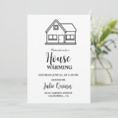 ミニマモダンリストハウス温暖化パーティー 招待状 (スタンド正面)