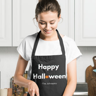 ミニマモダンリストハロウィンパーソナライズされた- エプロン