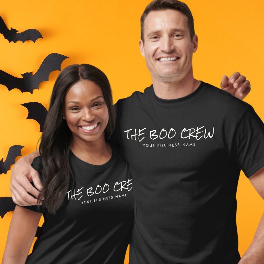 ミニマモダンリストハロウィーンブクルーズの会社名 Tシャツ