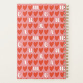 ミニマモダンリストハートパターンブック プランナー手帳 (裏面)