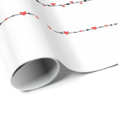 ミニマモダンリストハート ラッピングペーパー (ロールコーナー)