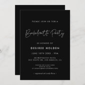 ミニマモダンリストバチェロレッテ 招待状 (正面/裏面)