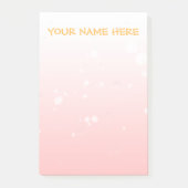 ミニマモダンリストバブルライトピンク ポストイット (正面)