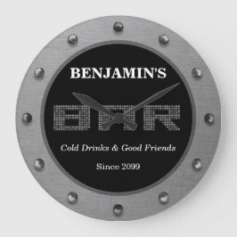 ミニマモダンリストバーウォールクロック ラージ壁時計