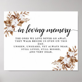 ミニマモダンリストパンパスグラスブーケ結婚ス ポスター