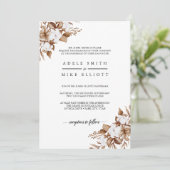 ミニマモダンリストパンパスグラスブーケ結婚ス 招待状 (スタンド正面)