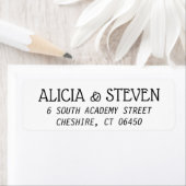 ミニマモダンリストパーソナライズされたセルフ – 接着剤 ラベル (インサイチュ)