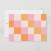 ミニマモダンリストパーソナライズされた名前をカスタムする ノートカード (裏面)