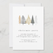 ミニマモダンリストパーティの招待状 シーズンカード (正面)