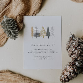 ミニマモダンリストパーティの招待状 シーズンカード