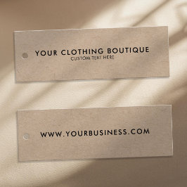 ミニマモダンリストビジネスクラフト衣料つるラベル