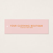 ミニマモダンリストビジネスラベル衣料つるラベル (正面)