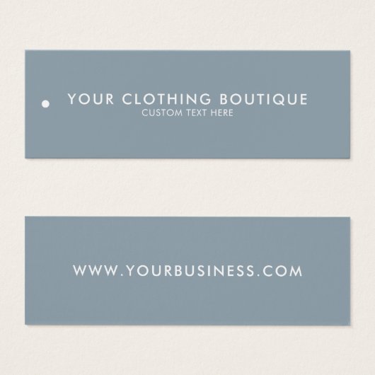 ミニマモダンリストビジネスラベル衣料つるラベル (正面&裏面)