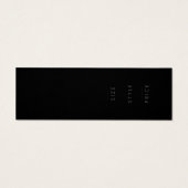 ミニマモダンリストビジネス服ラベルつるラベル (裏面)