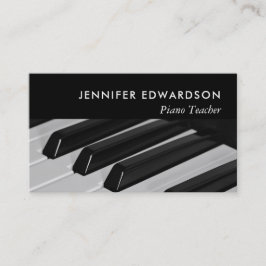 ミニマモダンリストピアノ先生プロフェッショナル 名刺