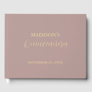 ミニマモダンリストピンク赤面キンセアニラ ゲストブック