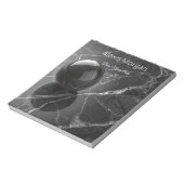 ミニマモダンリストピンク – パープル縁どテンプレート ノートパッド (回転)