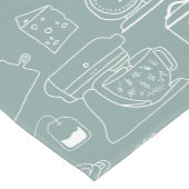 ミニマモダンリストファームハウスキッチン用品 ショートテーブルランナー (コーナー)