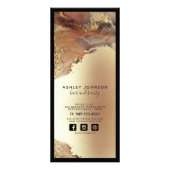 ミニマモダンリストフェイクゴールドフォイルの価格表 ラックカード (裏面)