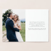 ミニマモダンリストフローラ結婚ブーケ 箔カード (内部)