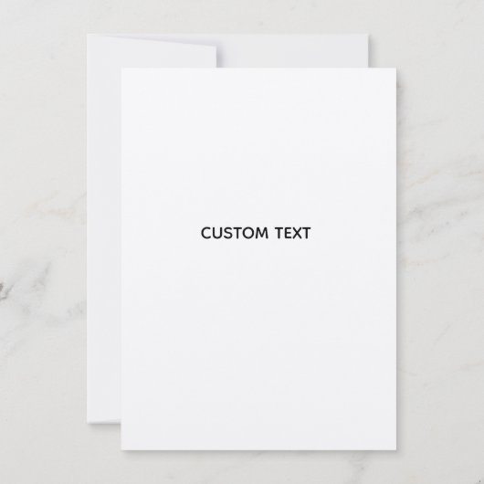 ミニマモダンリストフローラ結婚式の日付を保存 招待状 (裏面)