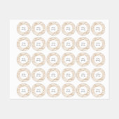 ミニマモダンリストフローラ金ゴールド ラベル (シート)