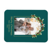 ミニマモダンリストフローラArchフォトグリーン マグネット (横)