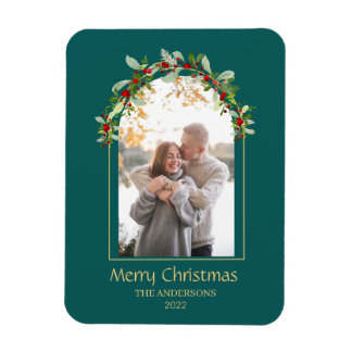 ミニマモダンリストフローラArchフォトグリーン マグネット