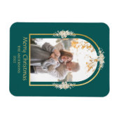 ミニマモダンリストフローラArchフォトグリーン マグネット (横)