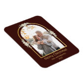 ミニマモダンリストフローラArchフォトブラウン マグネット (右側)