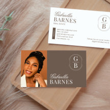 ミニマモダンリストブラウン&ホワイトはっきりした