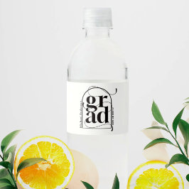 ミニマモダンリストブラックアーはっきりしたチ卒業 ペットボトルラベル