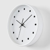 ミニマモダンリストブラックオフィスの壁掛け時計 壁時計 (傾斜)