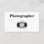 ミニマモダンリストブラック&ホワイトはっきりしたタイポグラフィ部 名刺 (正面)