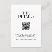 ミニマモダンリストブラック&ホワイトシック結婚ズ