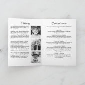 ミニマモダンリストブラック&ホワイト4写真折り畳み プログラム (内部)