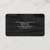 ミニマモダンリストプレイングレーウッドプロフェッショナル 名刺 (裏面)