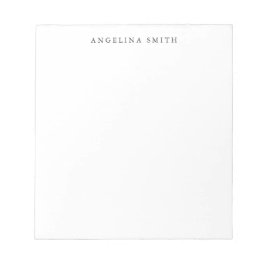 ミニマモダンリストプレーンシンプル白黒 ノートパッド