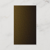 ミニマモダンリストプロフェッショナルゴルディ背景 名刺 (裏面)