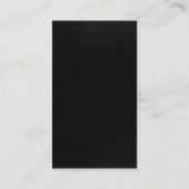 ミニマモダンリストプロフェッショナルダークグレエレガントー 名刺 (裏面)