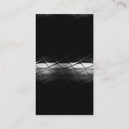 ミニマモダンリストプロフェッショナルダークグレーフューチュリスト 名刺 (裏面)
