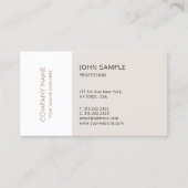 ミニマモダンリストプロフェッショナルデザイン 名刺 (正面)