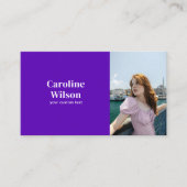 ミニマモダンリストプロフェッショナルフォトイはっきりしたジゴ 名刺 (正面)