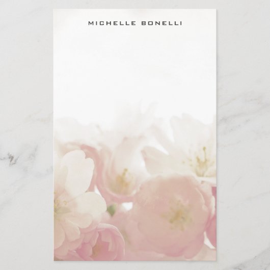 ミニマモダンリストプロフェッショナルフラワーデザイン 便箋 (正面)