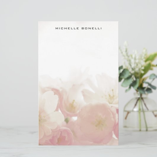 ミニマモダンリストプロフェッショナルフラワーデザイン 便箋 (スタンド正面)