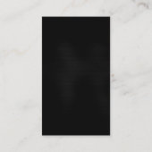 ミニマモダンリストプロフェッショナルプレーングレー 名刺 (裏面)