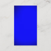 ミニマモダンリストプロフェッショナルプレーンブルー 名刺 (裏面)