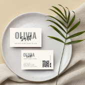 ミニマモダンリストプロフェッショナルプレーン・ビジネス・カード 名刺