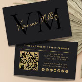 ミニマモダンリストプロフェッショナルマーケティングモノグラム 名刺